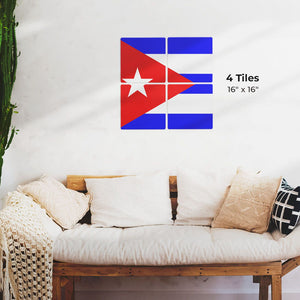The Cuban Flag Preview - 16in x 16in