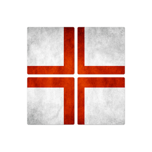 The English Grunge Flag - 16in x 16in
