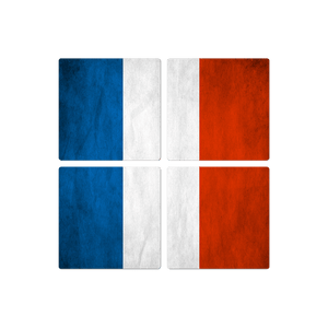 The French Grunge Flag - 16in x 16in