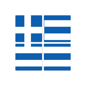 The Greek Flag - 16in x 16in