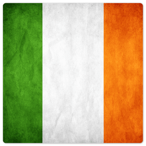 The Irish Grunge Flag - 8in x 8in