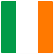 The Irish Flag - 8in x 8in