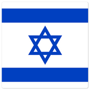 The Israel Flag - 8in x 8in