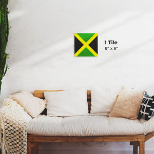 The Jamaican Flag Preview - 8in x 8in