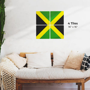 The Jamaican Flag Preview - 16in x 16in