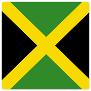 The Jamaican Flag - 8in x 8in