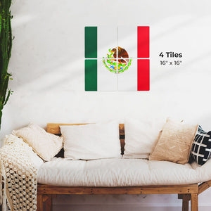 The Mexican Flag Preview - 16in x 16in