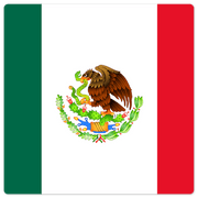The Mexican Flag - 8in x 8in