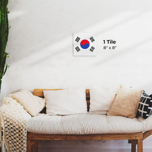 The South Korean Flag Preview - 8in x 8in