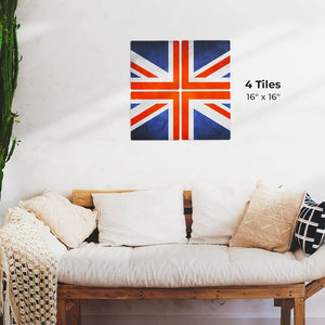 The British Grunge Flag Preview - 16in x 16in