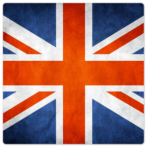The British Grunge Flag - 8in x 8in