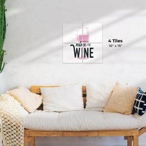 Nine to Wine Preview - 16in x 16in
