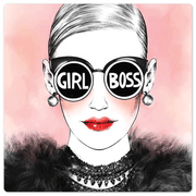 Girl Boss - 8in x 8in