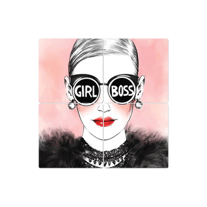Girl Boss - 16in x 16in