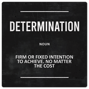 The Definition of Determination - 8in x 8in