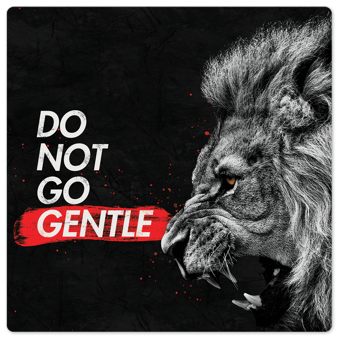 Slidetiles Metal Prints | Do Not Go Gentle Wall Art