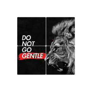 Do Not Go Gentle - 16in x 16in