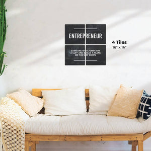 Definition of Entrepreneur Preview - 16in x 16in