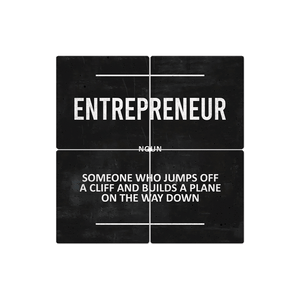 Definition of Entrepreneur - 16in x 16in