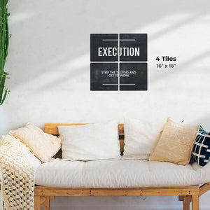 Definition of Execution Preview - 16in x 16in