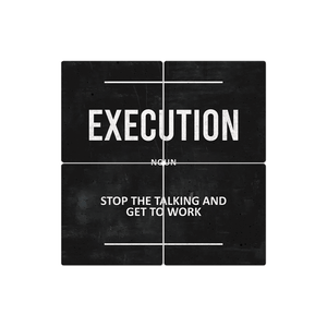 Definition of Execution - 16in x 16in