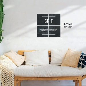 Definition of Grit Preview - 16in x 16in