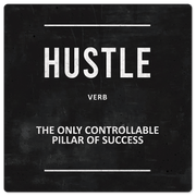Definition of Hustle - 8in x 8in