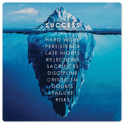 Iceberg of Success - 8in x 8in