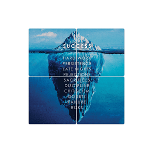 Iceberg of Success - 16in x 16in