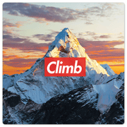 Just Climb - 8in x 8in