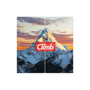 Just Climb - 16in x 16in