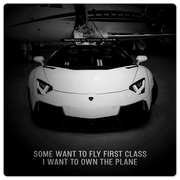 I Want to Own the Plane - 8in x 8in