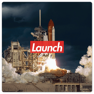 Time to Launch - 8in x 8in