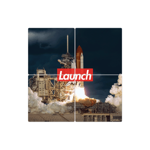 Time to Launch - 16in x 16in