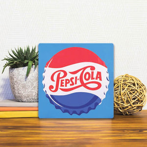 A Slidetile of the Vintage Pepsi sitting on a table.