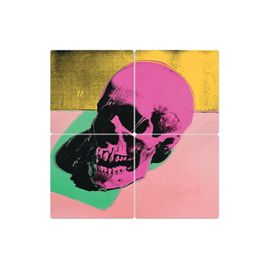Pink Skull - 16in x 16in