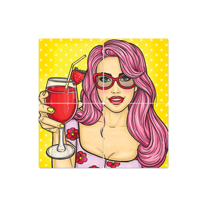 Always Time for Cocktails - 16in x 16in