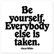 Oscar Wilde - Be yourself - 8in x 8in