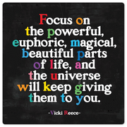 Focus on the Powerful Part of Life - 8in x 8in