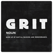 The Definition of Grit - 8in x 8in