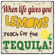 Reach for the Tequila - 8in x 8in