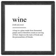 Definition of Wine - 8in x 8in