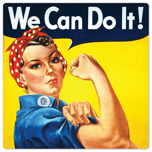 We Can Do It - 8in x 8in